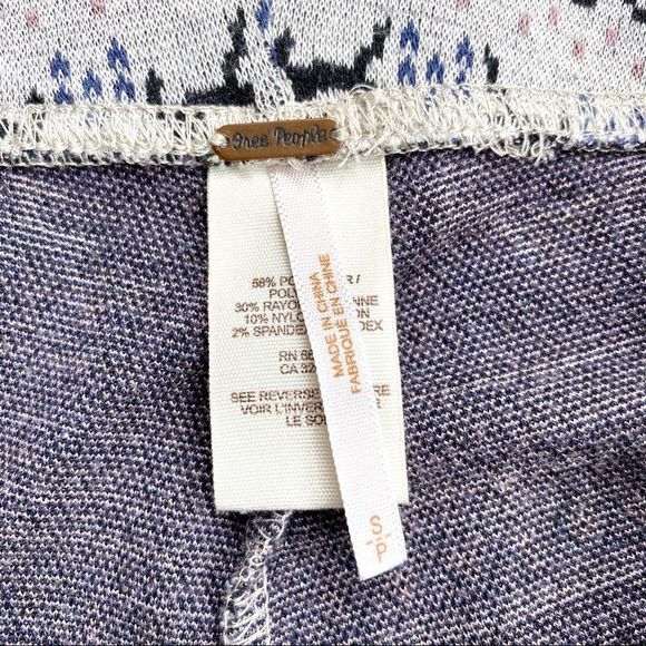 Free People Reindeer Knit Leggings Size S - Picture 3 of 7